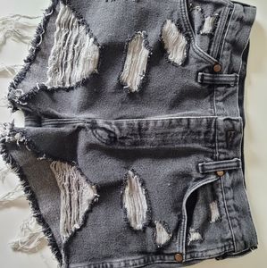 Vintage custom wrangler shorts